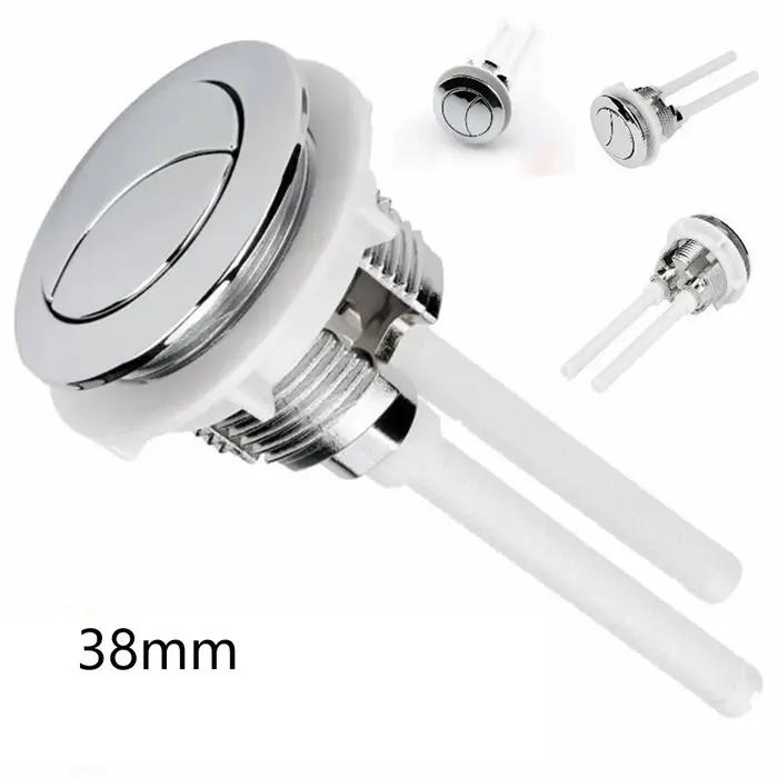 Bouton de réservoir d'eau de toilette universel à double chasse d'eau, 38mm, Valve ronde, bouton pou