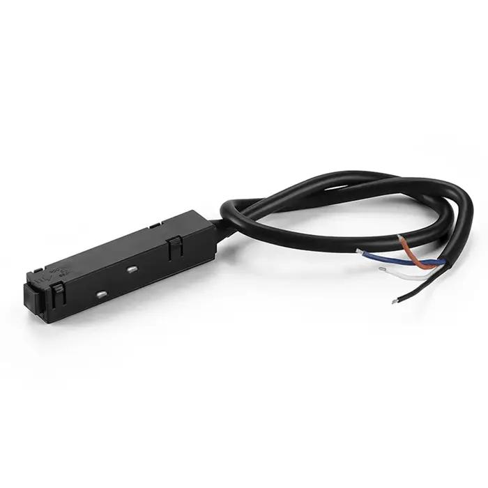 Rail magnétique monté en surface, 1.5m, pour suspension au plafond, bande LED, connecteur d'angle, a