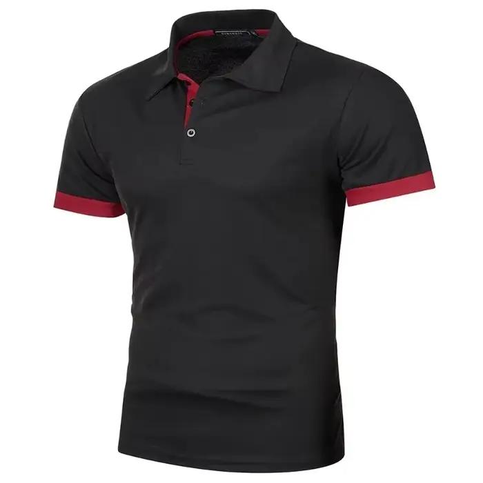 Polo d'été à manches courtes pour hommes, t-shirt de Sport, séchage rapide, athlétique, entraînement