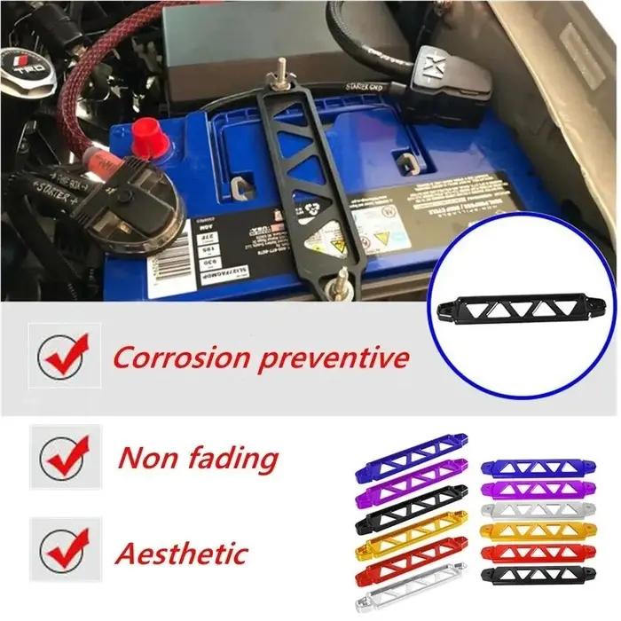 Support d'arrimage de batterie universel pour Subaru, barres de fixation en aluminium pour Honda Civ