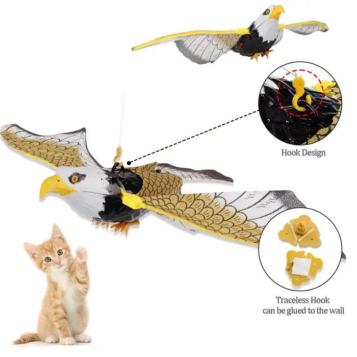 Répulsif Suspendu Aigle Faucon Anti-Oiseaux, Dissuasif, Décoy de Chasse, Protection Contre les Nuisibles, Décoration de Jardin