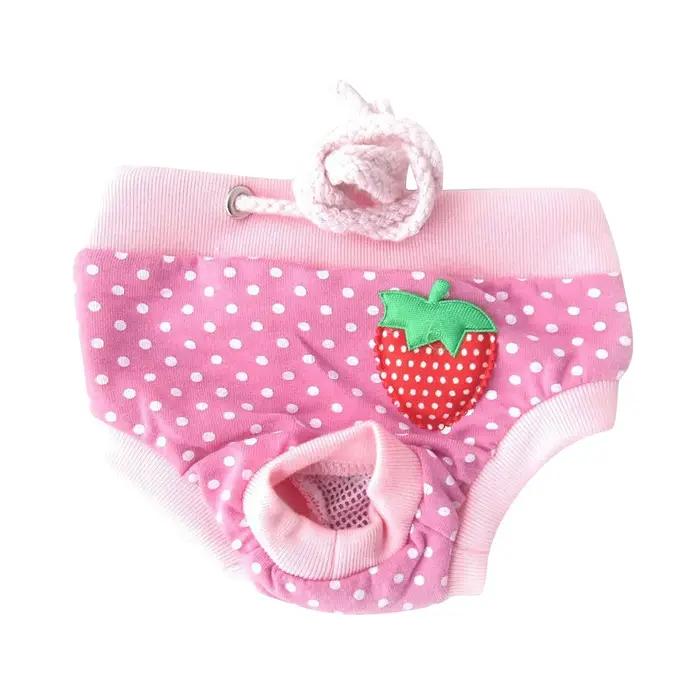Pantalon menstruel physiologique respirant pour animaux de compagnie, couche pour chien, vêtements d