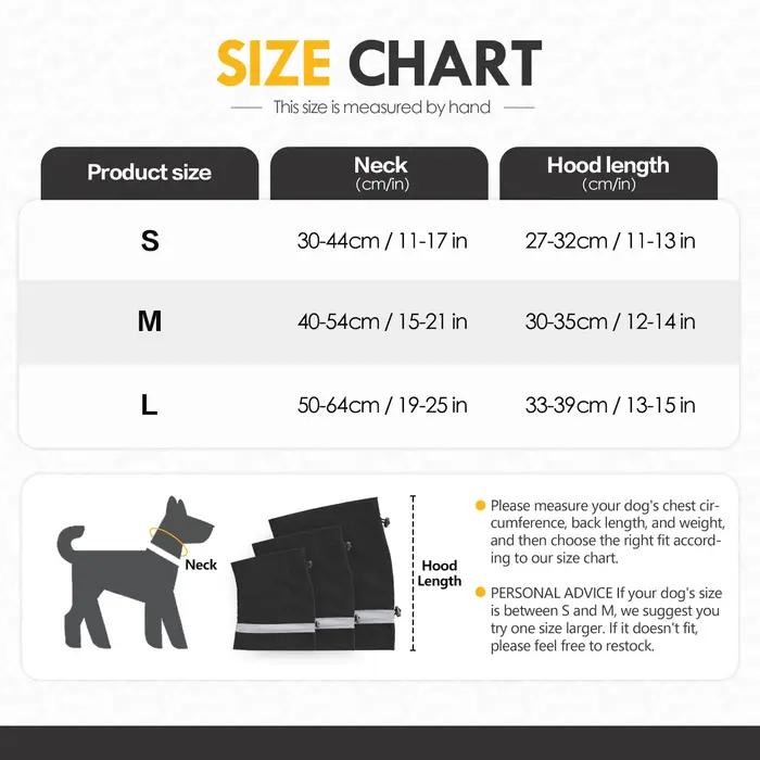 Hoodie apaisant pour chien avec cache-oreilles
