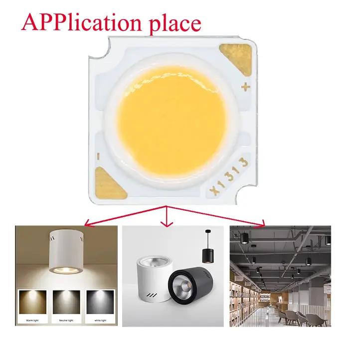 Puce LED COB 1313 Bridgelux pour budgétaire, 10 pièces, 3W 5W 7W 10W 12W 15W 18W 300mA