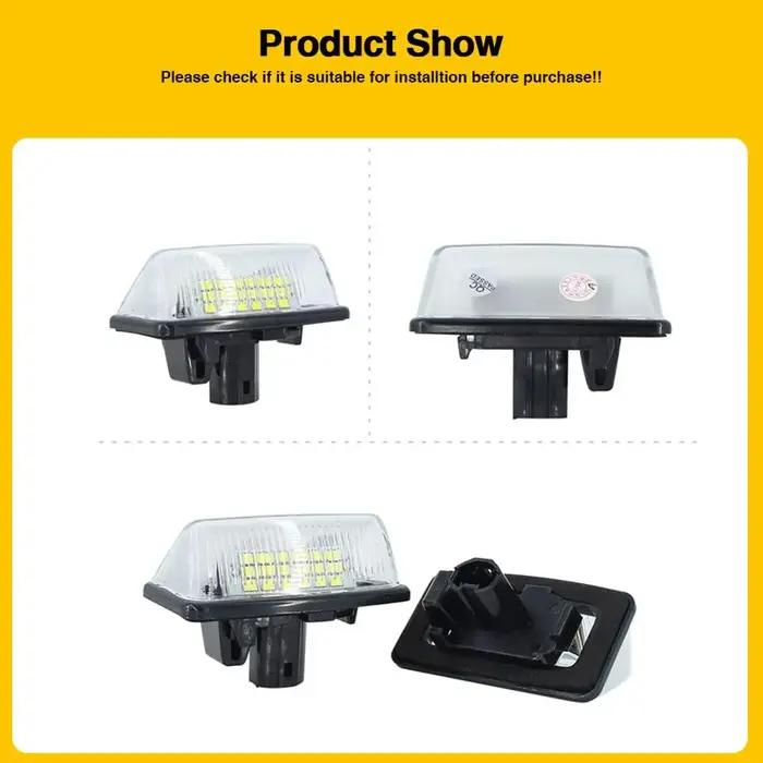 Lumière de plaque d'immatriculation LED pour Toyota Corolla E11 ZZE12 NDE12 ZDE12 1997 – 2001, acces