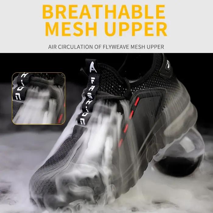 Chaussures de sécurité baskets de travail bout en acier hommes femmes Anti-écrasement Anti-crevaison bottes