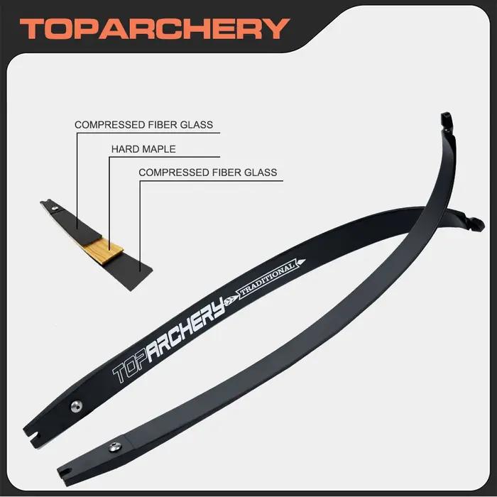 Arc Take Down Recurve Bow en Aluminium 7075 pour Tir à l'Arc Traditionnel Occasions Spéciales Archers Expérimentés et Débutants