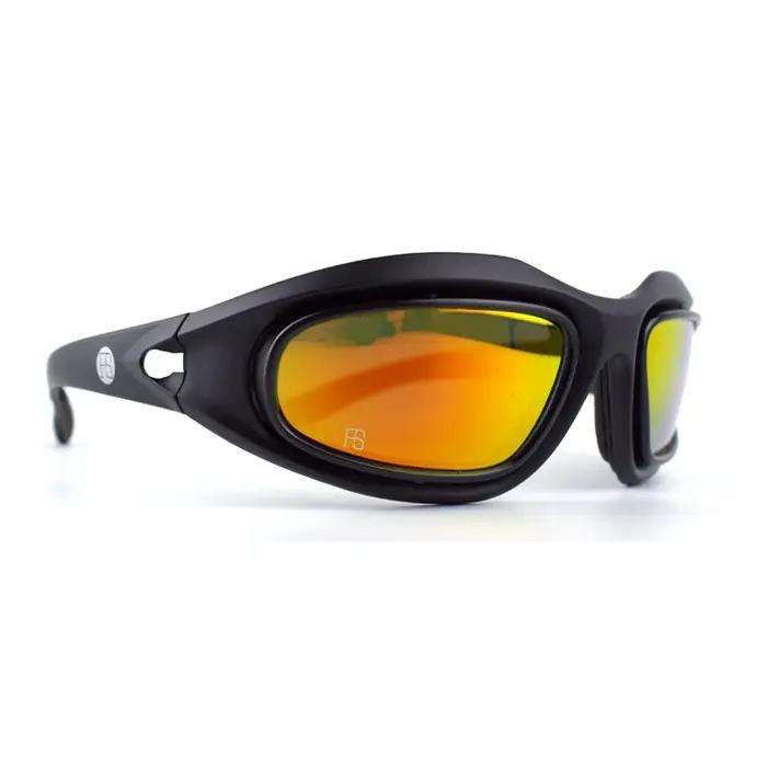 Lunettes militaires anti-UV pour randonnée, vélo, pêche et tir à l'air comprimé en extérieur