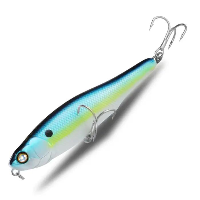 BEARKING 87mm 100mm Topwater crayon Surface leurre de pêche marcher le chien artificiel eau salée dur appât basse plasti