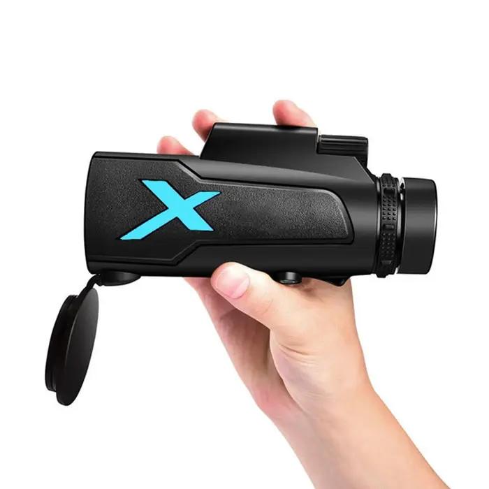 Télescope monoculaire 12x50 HD zoom puissant portable jumelles longue portée chasse camping trépied