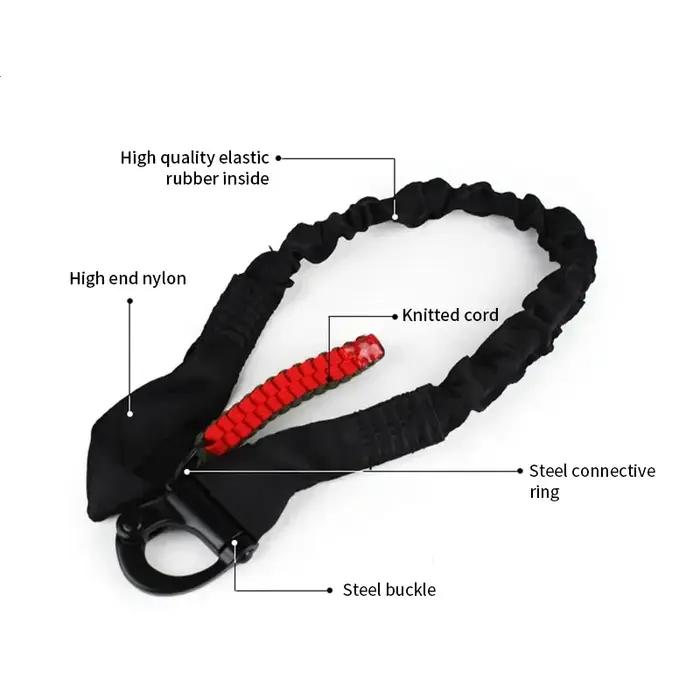 Sangle de sécurité rapide pour fusil de chasse - Lanière tactique réglable - Équipement airsoft et outdoor