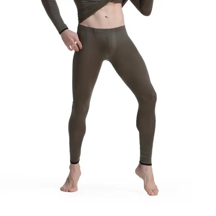 Sous-vêtements thermiques pour hommes sous-vêtements longs johns en polyamide et élasthanne pour homme automne hiver occasions spéciales