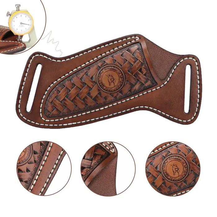 Étui pour couteau de chasse en cuir Tourbon pour chasseurs et campers élégants et durables occasions spéciales