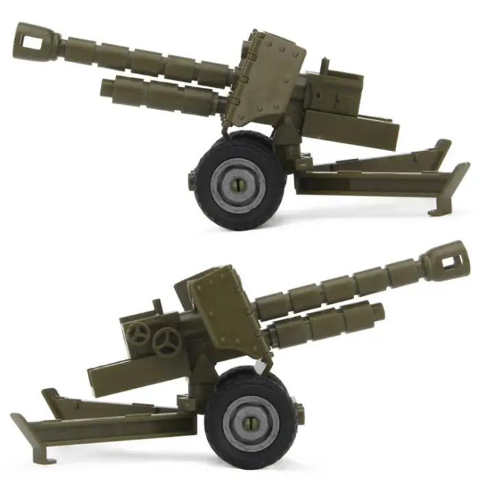 Pièces d'armes militaires, blocs de construction compatibles avec les armes, accessoires pour soldats, jouets de construction pour garçons, cadeaux d'anniversaire