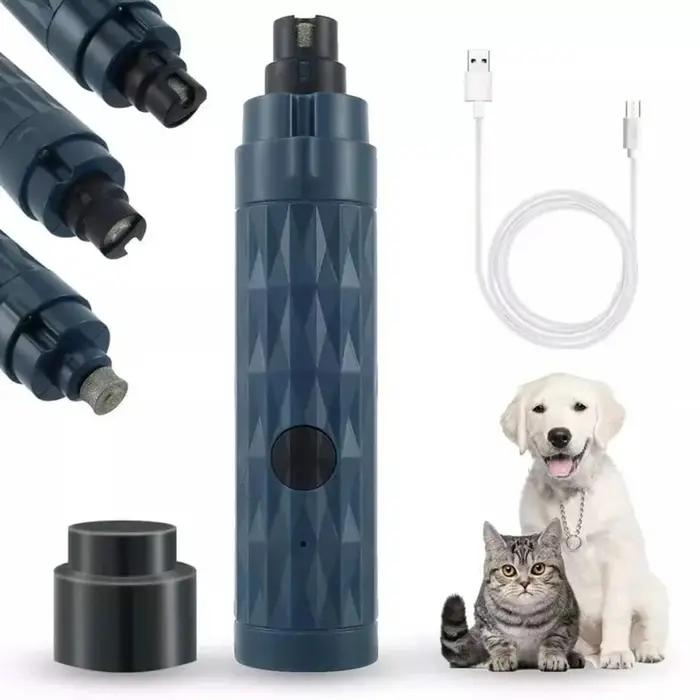 Coupe-ongles électrique pour chien avec lumière LED