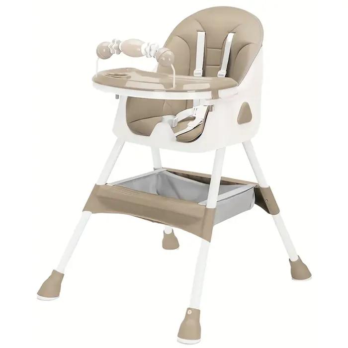 Chaise haute pliable pour bébé de 6+ mois siège rehausseur convertible pour manger jouer avec assiette à double niveau occasions spéciales