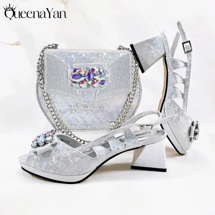 Ensemble chaussures et sac assortis pour femmes Queena Yan