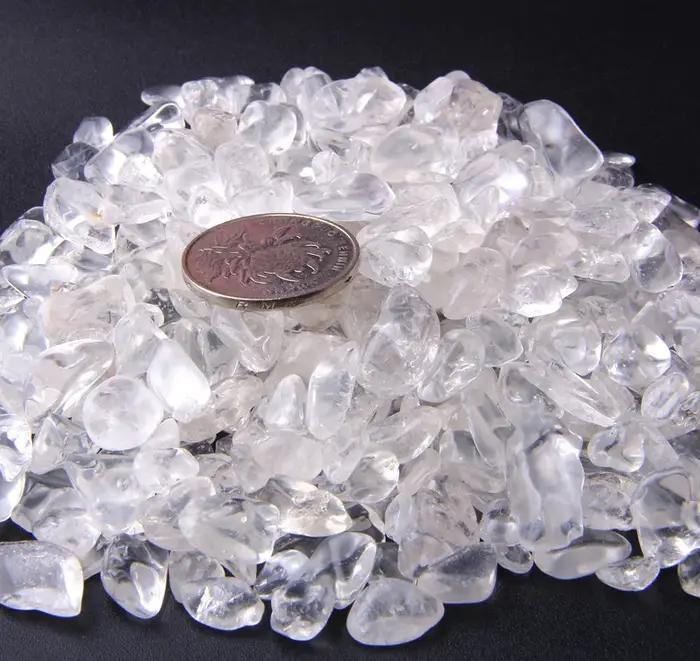 Pierres naturelles, cristaux de gravier