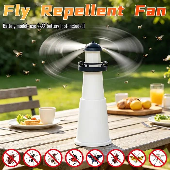 Ventilateurs anti-mouches pour tables