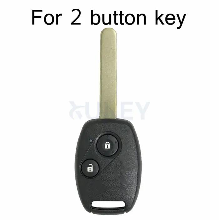 APKTNKA coque de clé de voiture étui de remplacement pour Honda Civic Accord pilote Fit Crv Jazz Frv