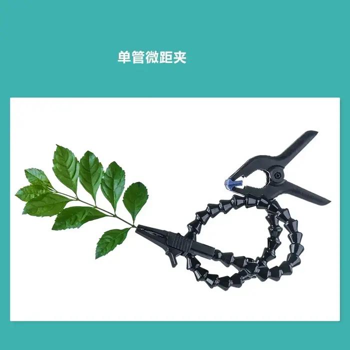 Pince Macro Double Magic Arm Guage avec Bras Flexible de 60 cm pour Photographie Macro, Insectes, Fl