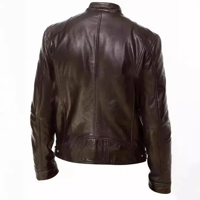 Utile vêtements pour hommes européens et américains veste en cuir
