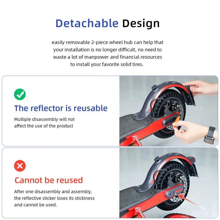 Autocollants réfléchissants pour Scooter électrique Xiaomi Mi 1S Pro 2 M365, nouveau couvercle de ro