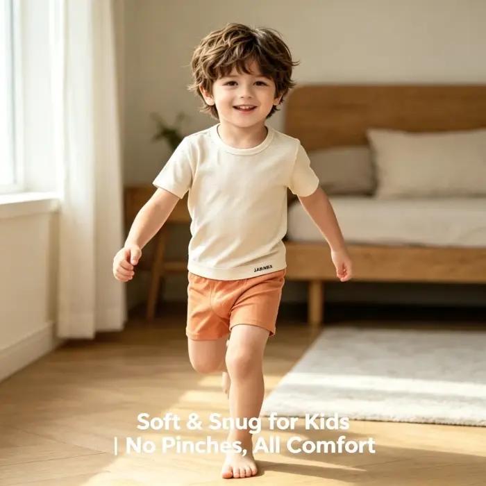 Boxers en coton assortis pour la famille, doux et respirants, pour tous les âges, garçons, enfants, sous-vêtements confortables, tenue décontractée quotidienne, vêtements assortis parent-enfant