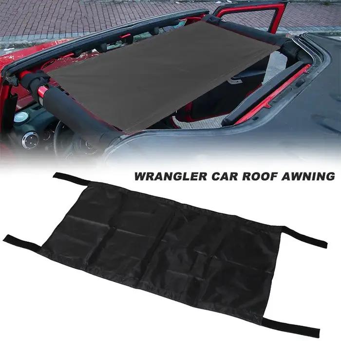 Pare-soleil de toit de voiture pour Jeep Wrangler 1987 – 2020 YJ, TJ, LJ, JK, JKU, JL, JLU, accessoi