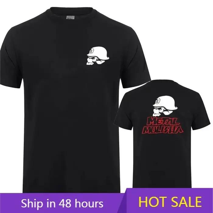 Metal Mulisha T-shirt d'été à manches courtes pour hommes, t-shirts en coton, hauts pour hommes