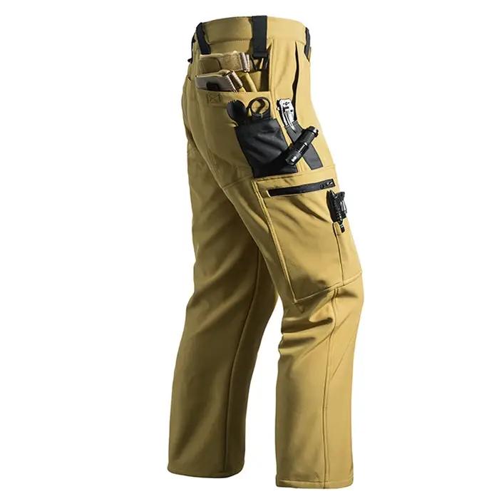 Pantalon chasse polaire softshell automne hiver pour randonnée pêche trekking - tailles M-5XL