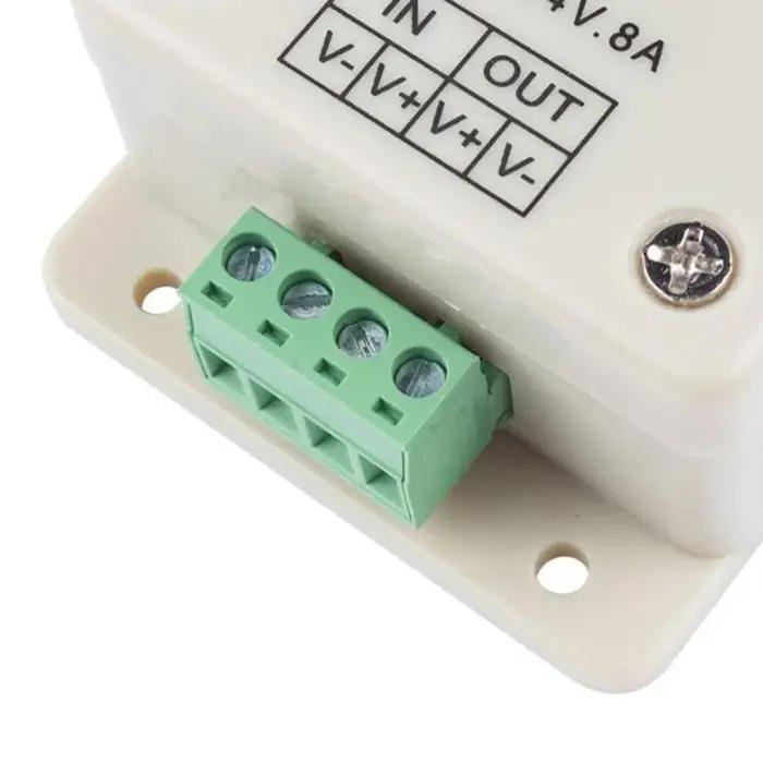 Lumière LED variateur interrupteur lumière alimentation contrôleur DC 12V 24V 8A luminosité réglable