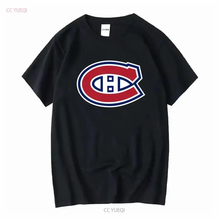 Montréal canadiens logo actif t-shirt drôle t-shirt américain vintage lavé respirant unisexe légèrement homme polyvalent étiré