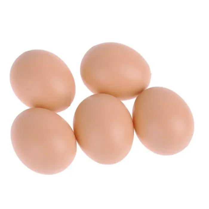 5/10 pièces oeuf à couver poule de pâques volaille trappe élevage Simulation faux oeufs artificiels