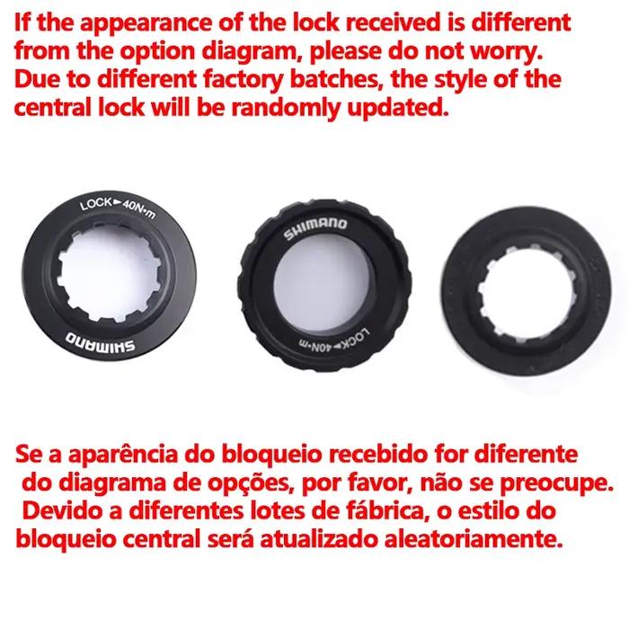 Shimano Rotor MT800 MT900 CL800 CL900 Rotor à disque Rotor de verrouillage central pour frein de vél