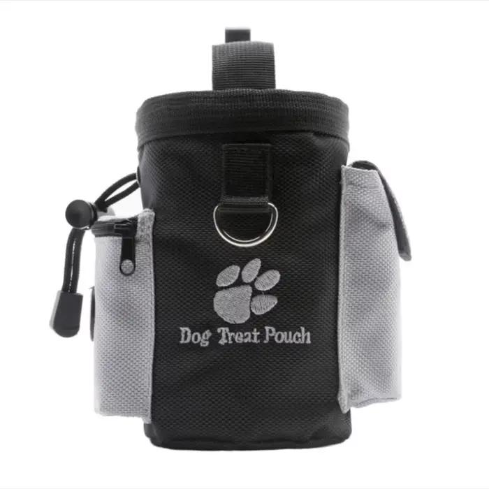  Pochette de friandises d'entraînement pour chien, sac de taille, pochette de collation d'appât p