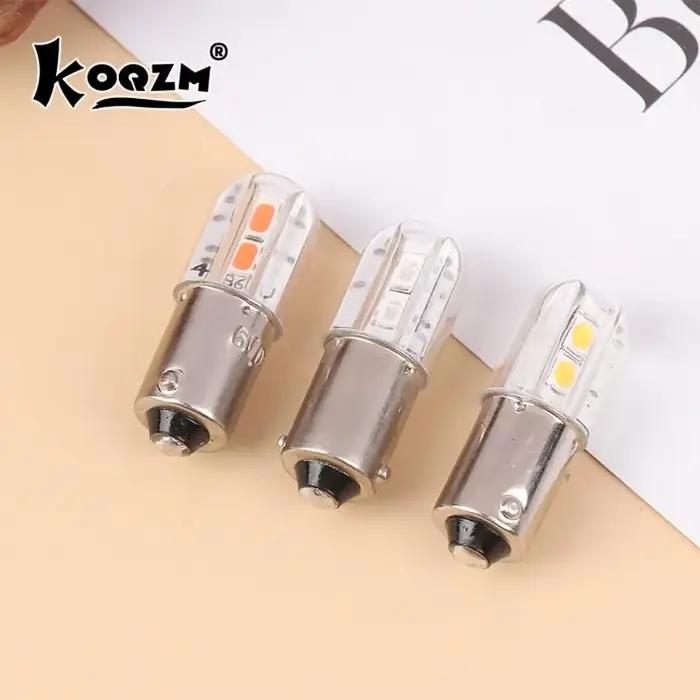BA9S-Ampoule LED 6V, Ampoules de Mise à Niveau, 4LED, Remplacement pour Lampe de Poche, Sauna, Moteu