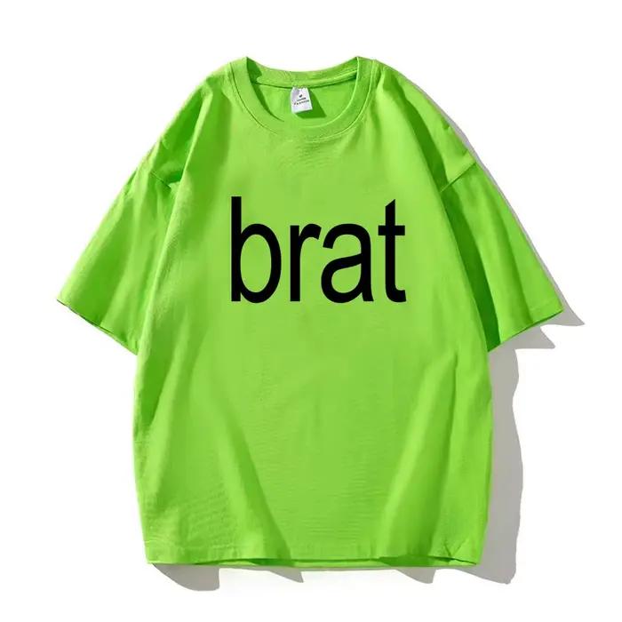 Charli Xcx Brat t-shirt femmes graphique haut fille japonais graphique Harajuku vêtements