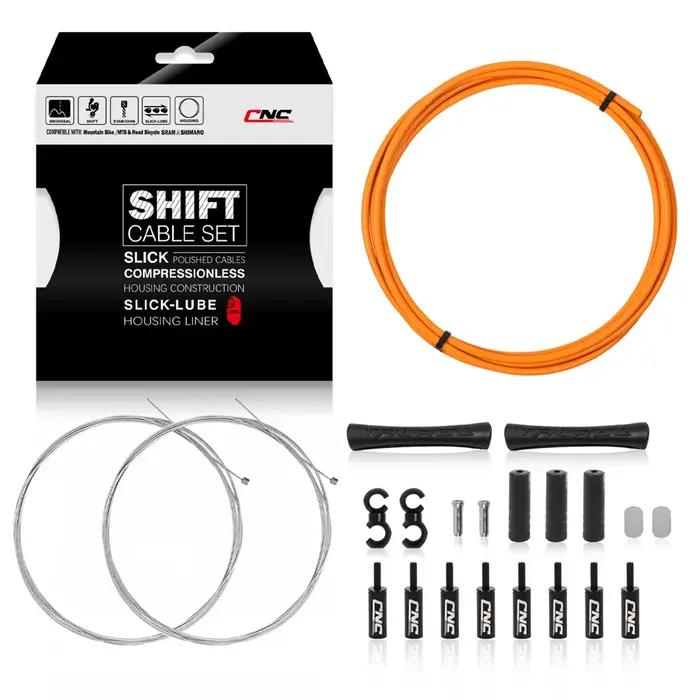 Kit de boîtiers de câbles de levier de vitesse pour vélo de route et vtt CNC