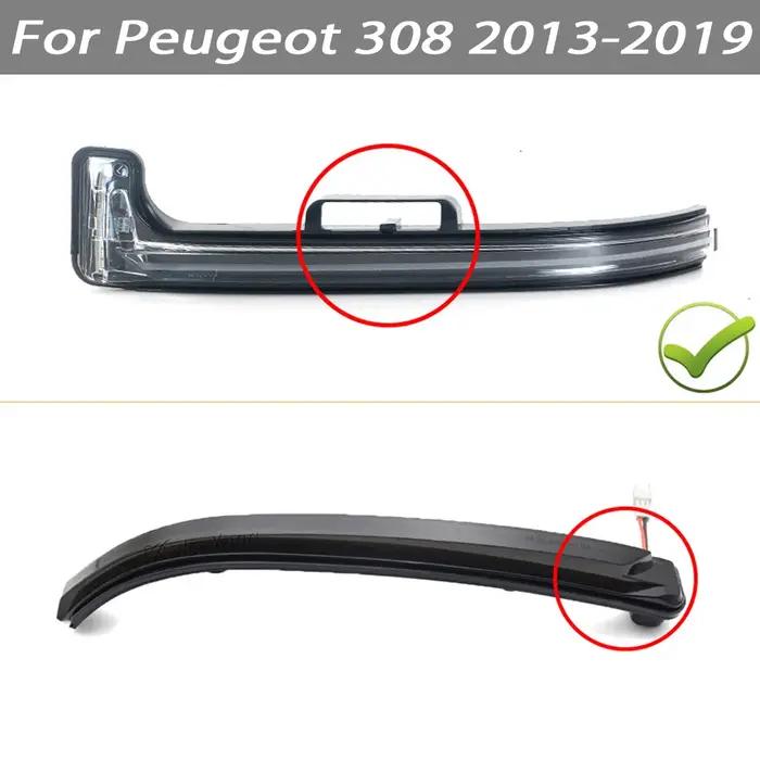 Clignotant dynamique flèche Peugeot 308 II - 2 pièces ampoule clignotant avant 2013-2019