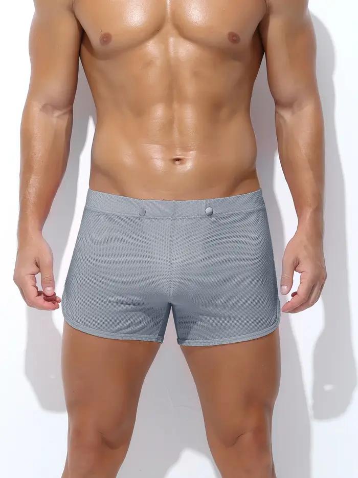 Culotte homme caleçon homme Sexy maille Shorts boxeurs sous-vêtements respirant Ropa intérieur Hombr