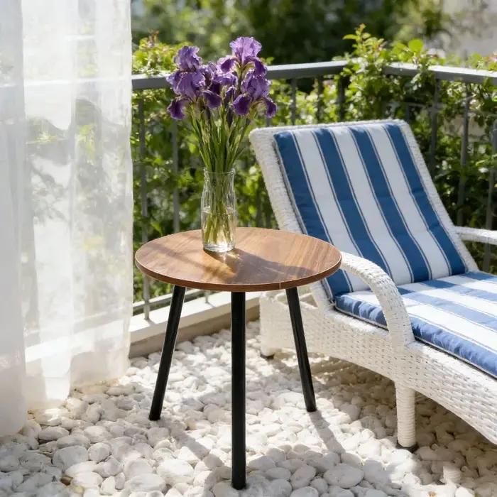 1 petite table basse à rotonité simple. | Table d'angle d'appoint pour canapé, pour salon, chambre