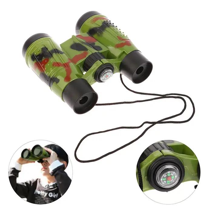 Jumelles camouflage enfants simulation chasse - Télescope éducatif jeu survival outdoor