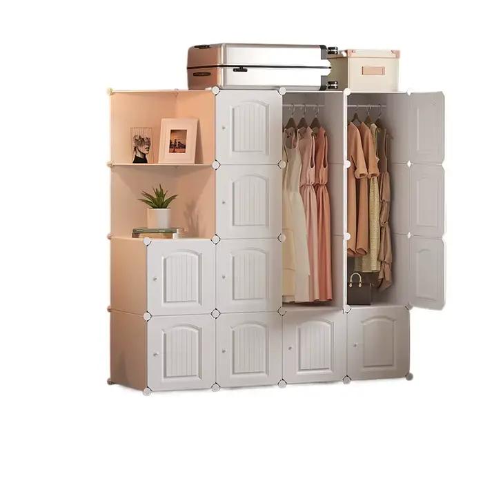 Chambre enfants porte-vêtements organisateur tiroir chaussure salon porte-vêtements étagères femmes Szafa Tekstylna Na Ubrania meubles