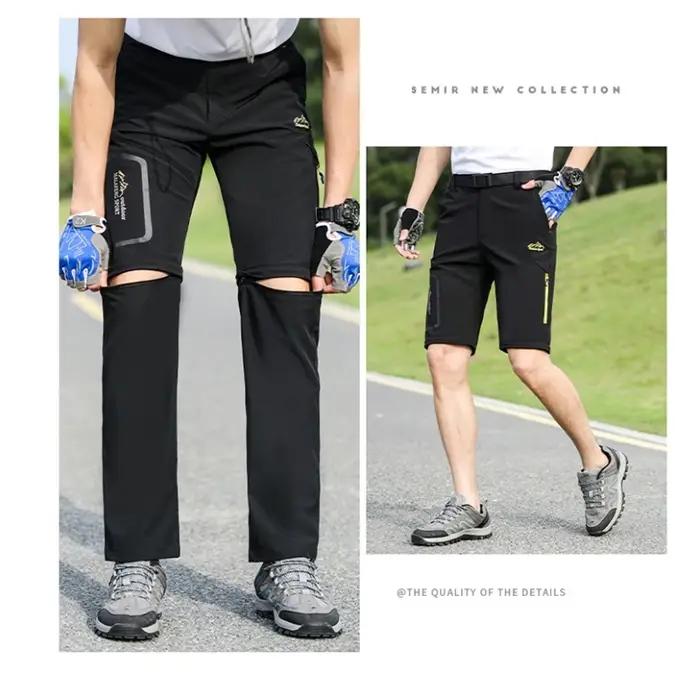 Pantalon randonnée démontable couple homme femme printemps camping trekking respirant séchage rapide outdoor