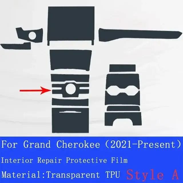 Film de protection anti-rayures en TPU pour Jeep Grand Traffy 2021-2023