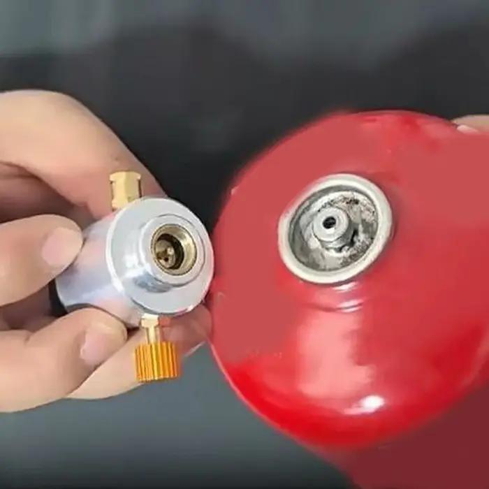 Adaptateur de régulateur de pression de bouteille de gaz pour le camping