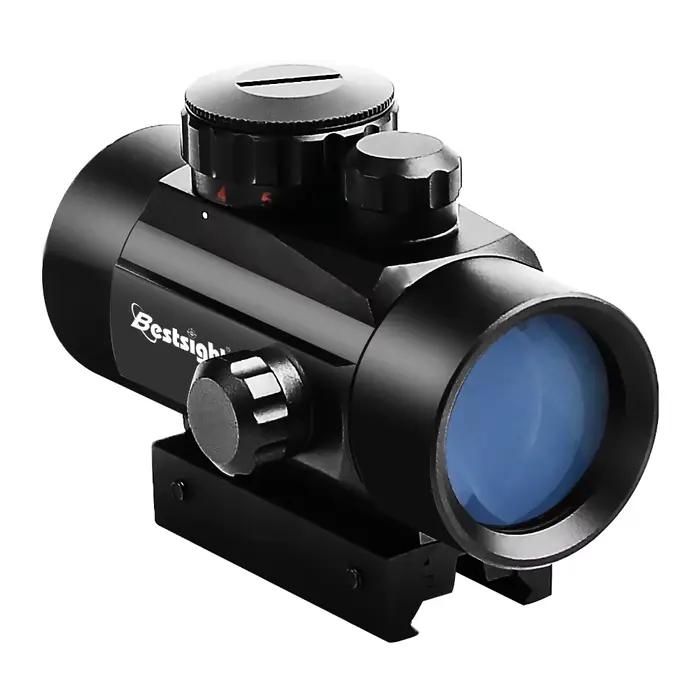 Viseur à points rouges 1x40mm étanche antichoc antibuée pour carabine avec support 1 pouce