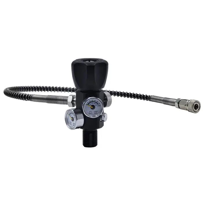 Adaptateur de plongée à Valve DIN avec jauge, Station de remplissage de réservoir, recharge pour rés