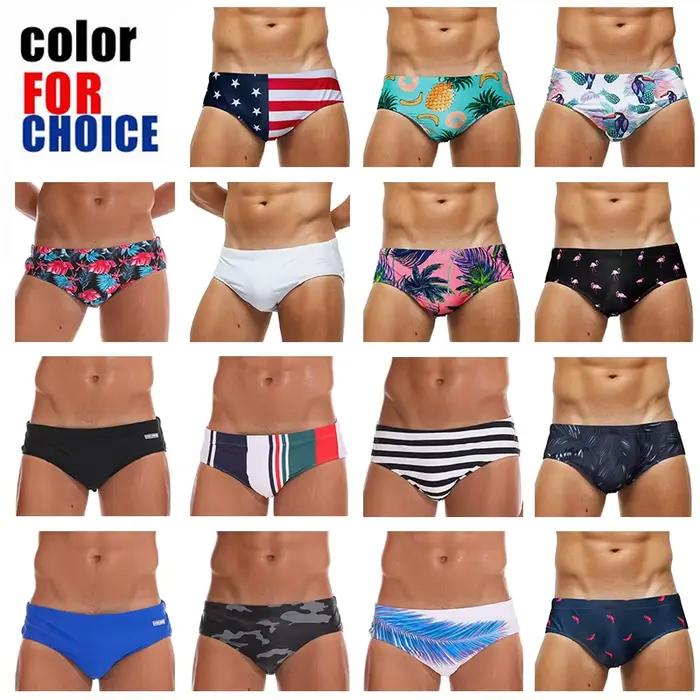 Datifer été 2026 hommes Shorts salle de sport taille basse Sexy imprimé slip de bain coussin retiré